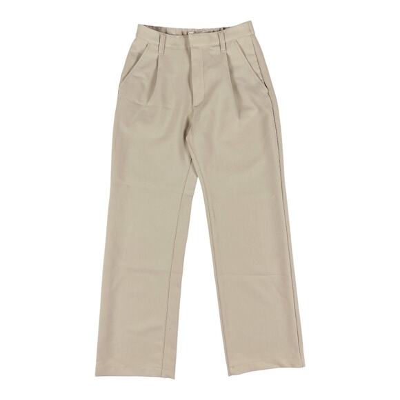 Abercrombie & Fitch Sloane Taupe Tailored High Rise Trousers Women’s Size 28 / 6 - Picture 1 of 9